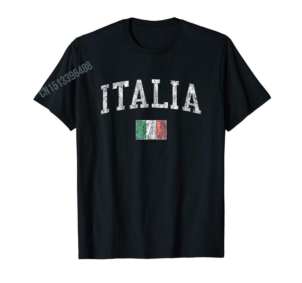 Men Women T Shirt More Design Italy Flag Vintage Italian design Italia TShirt Map Tops 100 Cotton Tees