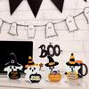 3Pcs/Set Creative Halloween Tiered Tray Decorations Cartoon Halloween Ghost Decor  Desk Decor