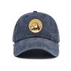 Unisex baseball cap trendy print mountain tree sun pattern daily casual peaked cap versatile outdoor travel hat