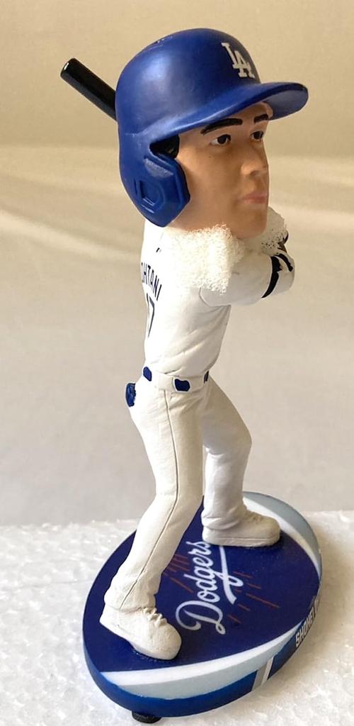 Shohei Ohtani Los Angeles Dodgers 5-inch Bobblehead Doll, Batter, White, 2024 Superstar Series Commemorative Edition (Limited To 2024)