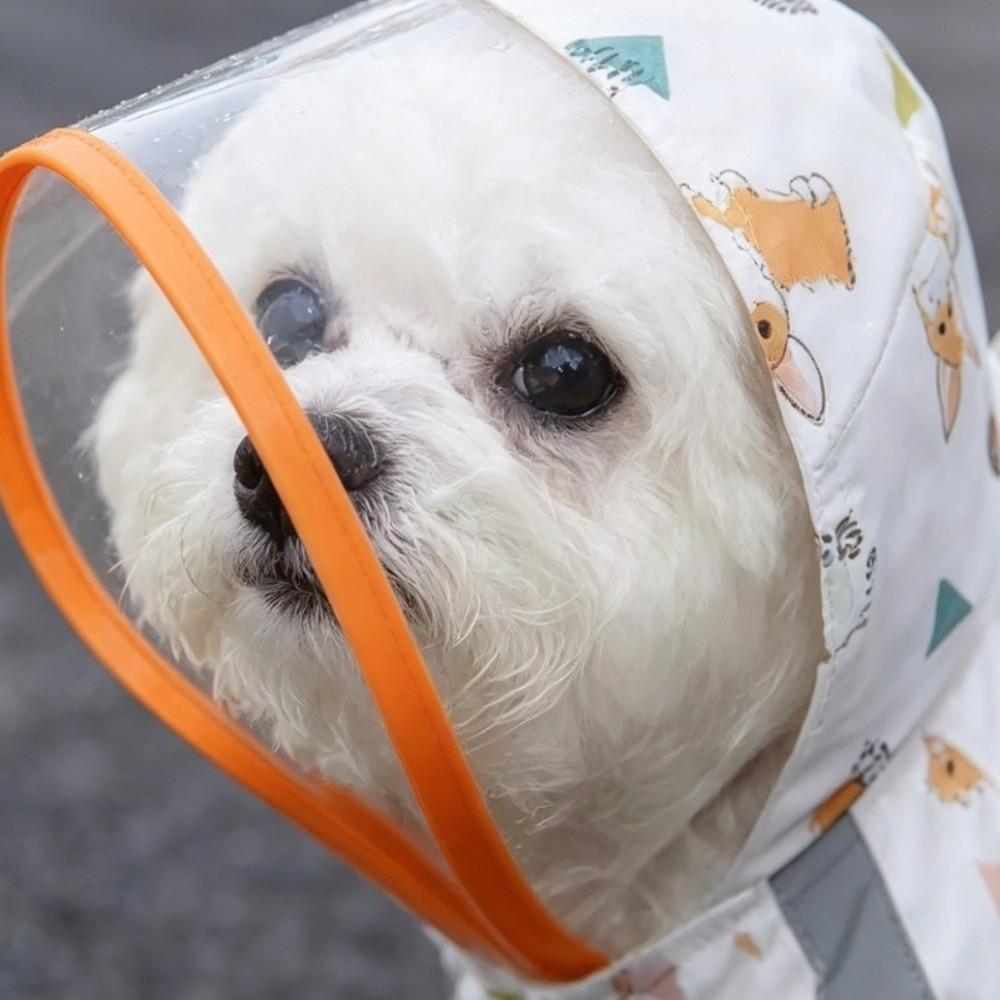 Waterproof Four-legged Rain Coat Full-coverage Cat Rainproof Pet Clothes Puppy