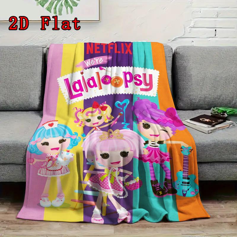 Lalaloopsy 2D Flat Pattern Flannel Blanket High quality All Seasons Warmth and Comfort Perfect for Christmas Gifts.PMT0914016