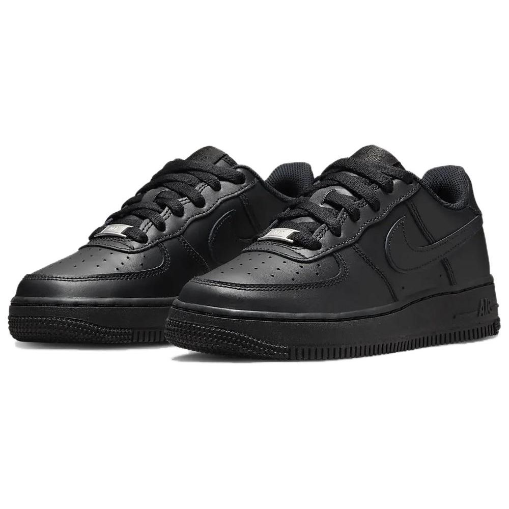 Nike Air Force 1 LE GS Triple Black Kids Casual Shoes FV5951-001
