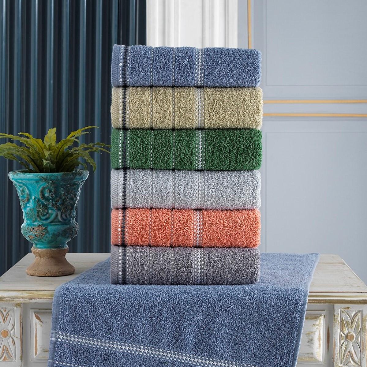 

Набір рушників для обличчя з 100% бавовни, 6 предметів, високоякісні турецькі, швидковисихаючі, суперм’які, чудово поглинаючі, яскраві кольори, багатоколірні, 50x90 см 50x90 сірий колір/помаранчевий