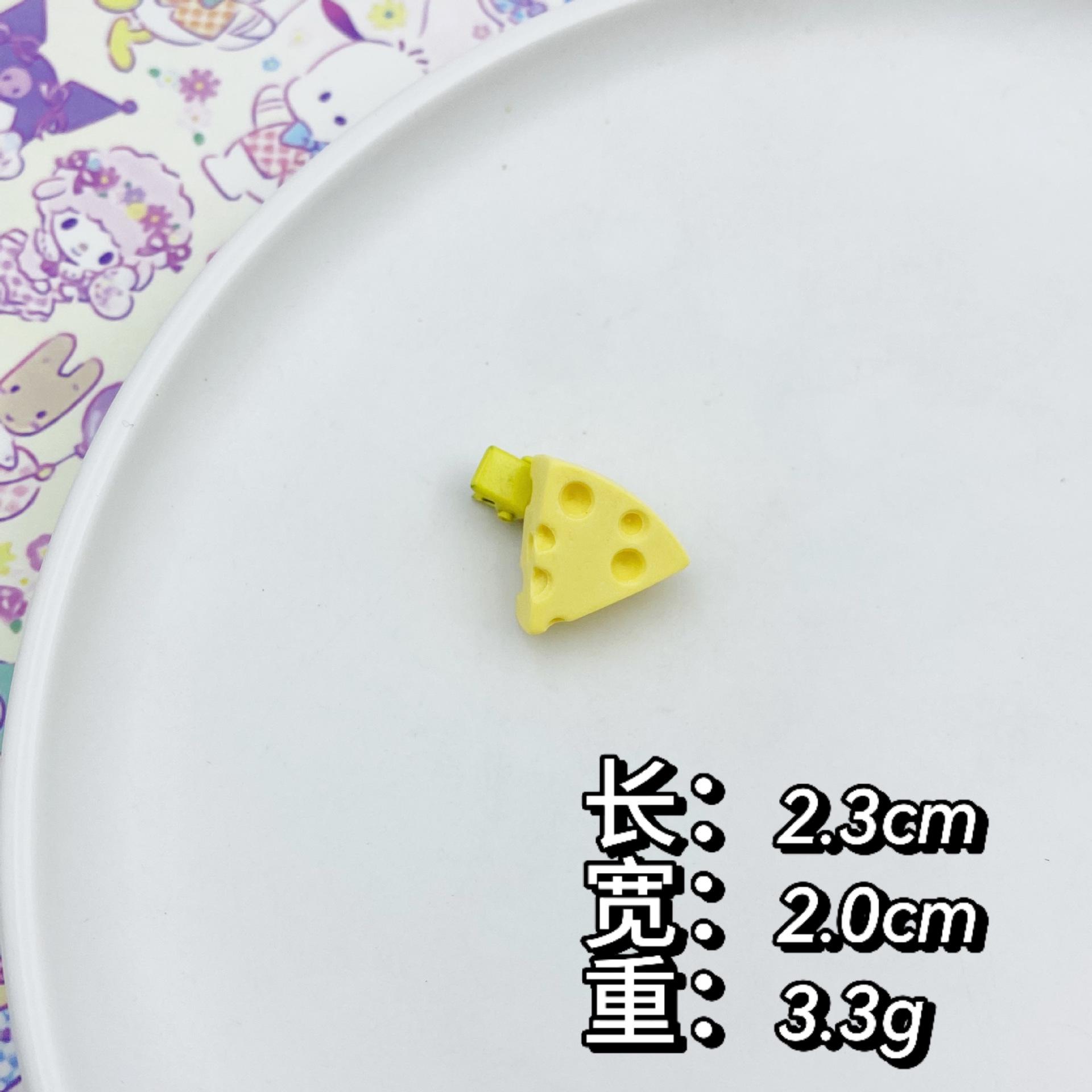 

Очаровательная заколка для волос в виде сыра: Мини-заколка в виде еды в японском стиле для милого девчачьего образа