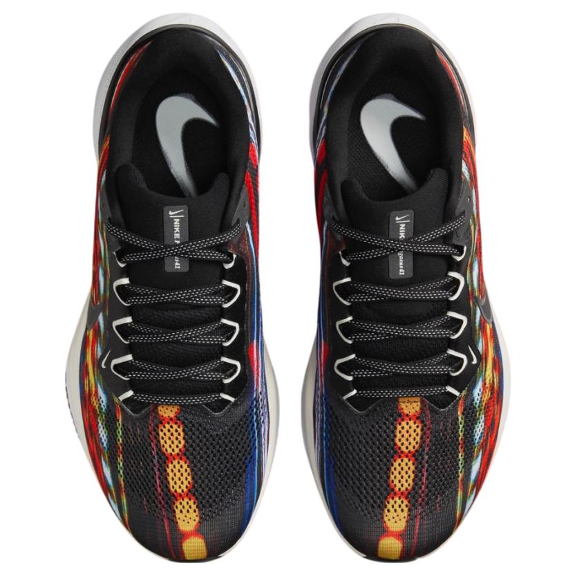 New Nike Pegasus 41 Slip Resistant Abrasion Resistant Low Top Casual Running Shoes Men's Black Red IB8171-999