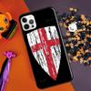 Knights Templar Coat of Arms For iPhone 13 12 mini 11 Pro Max Case For iPhone XR X XS Max 6S 7 8 Plus SE 2020 Coque