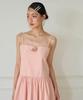 SALON DE YOHN Corsage Mini Slip Dress_ Peach