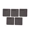 5Pcs 6x6cm Self Recoverying Mat Black Paper Cutting Board Anti Slip Craft Mat  Clay Modeling
