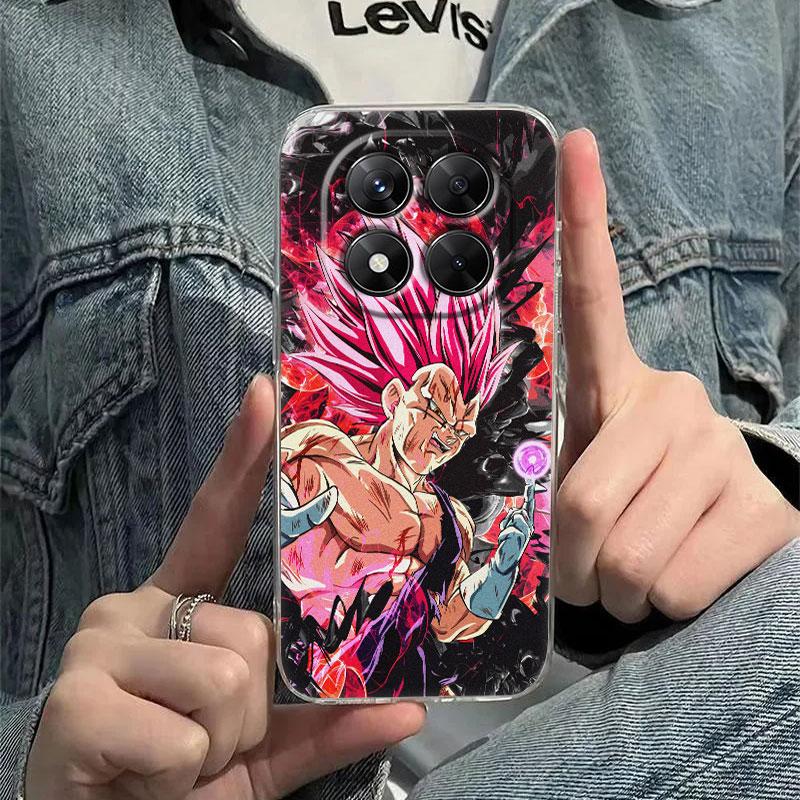 Super Vegeta Ultra Ego Case For Redmi Note 15 14 13 12 11 10 Pro Plus 5G Dragons Balls Cover For Redmi 15C 15 14C 13C Phone Case