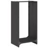 VidaXL Firewood Rack Black 40x30x80 Cm 864231