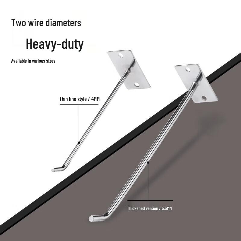 Electroplated Wall Display Hooks