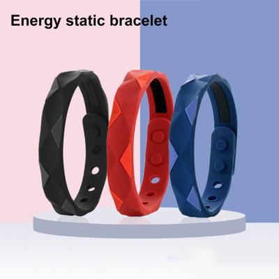Bracelet Adjustable Multi-Hole Improved Sleep Unisex Quality Relaxation Waterproof Silicone Energy