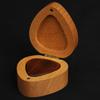 Handmade Solid Wood Guitar Pick Set: Ebonite Folk Plectrum, Groove Anti-slip Jazz Picks with Personality Box.