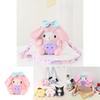 Adorable 20cm Sanrio Plush Toy My Melody Kitty Kuromi Bag With Kawaii Anime Design