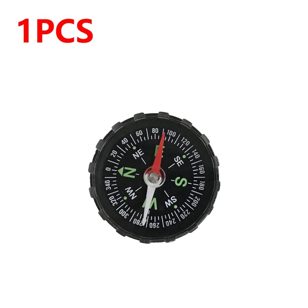 1-10PCS Portable Mini Camping 45mm Outdoor Survival Compass Guider Navigation Button Design Pocket Compass Practical Guider