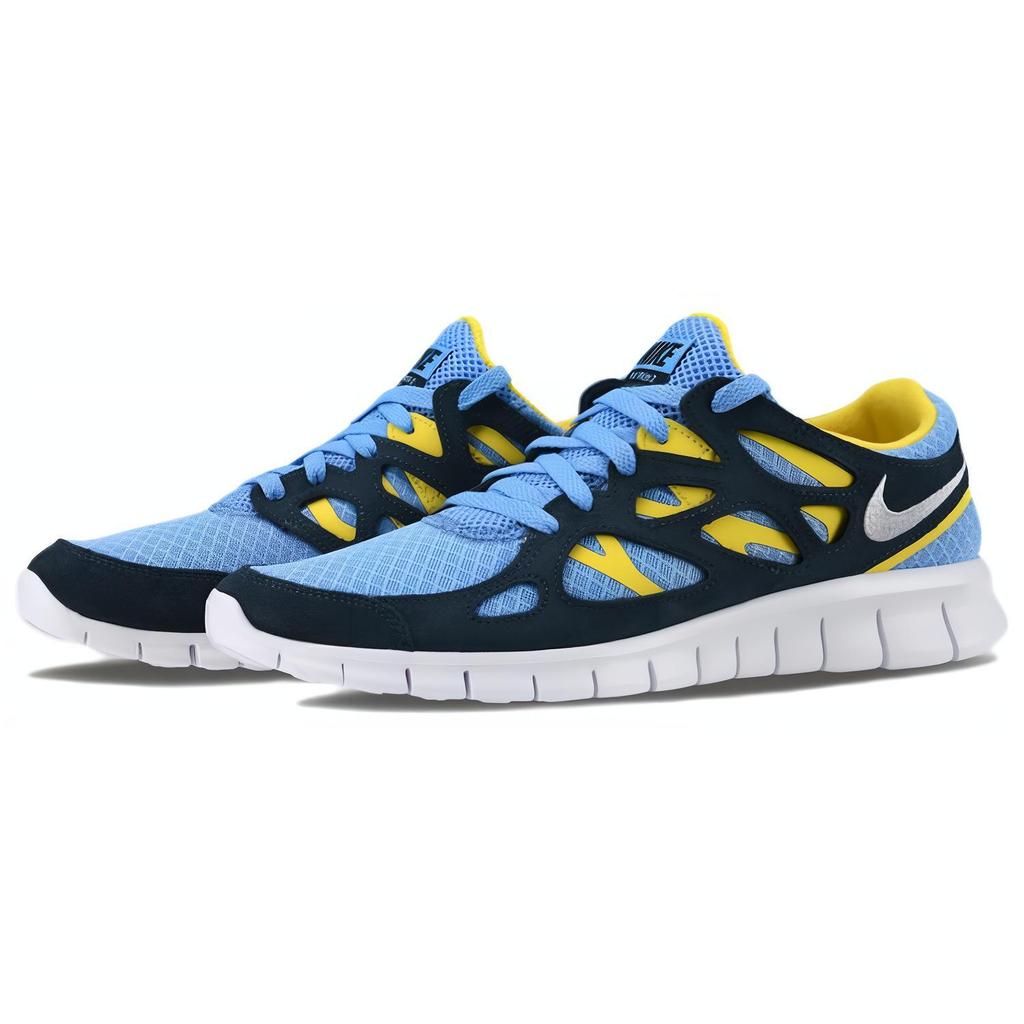 New Nike Free Run 2 University Blue Navy Yellow Strike 537732-408