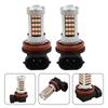2pcs Car Pink Purple H11/H8 LED Fog Driving Lighting DRL Bulbs Automobiles Signal Lights Cars Purple Headlights Car Accessories