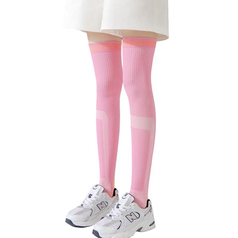 Women's Over-The-Knee Compression Socks for Running, Cycling, Marathon, Fitness, and Yoga - Slimming Leg Support.