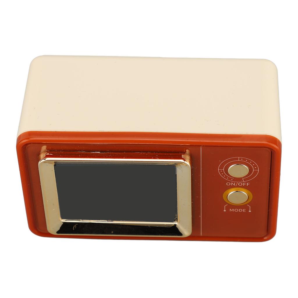 Retro Speaker TV Shaped Multifunctional Fashionable Time Speaker for Home Outdoor Use