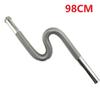 Drain Pipe Flexible Stainless Steel Hose with S Bend for Sink Basin 80 90 100cm
