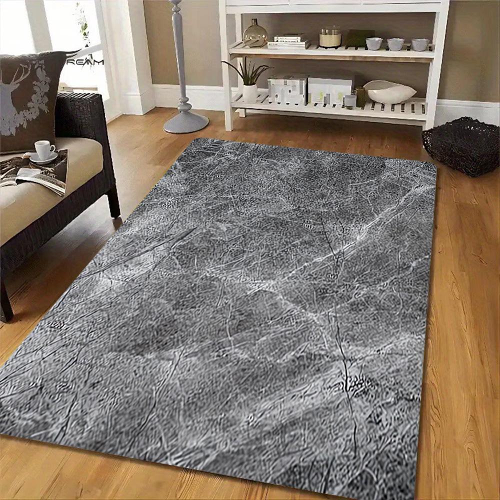 Marble Texture Background Pattern Decoration,Carpet,Living Room,Bedroom, Non-slip,Square rug