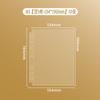 SINGBA 10pcs Clear Sheets Sleeve Acid free-No CPP Loose-leaf Pages for A5/A4 Binder 4/ 9grid Pocket 3inch Photocard Protector