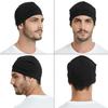 Bavlněné kulaté čepice pro muže i ženy, 2 kusy, lehké beanie, spací čepice, prodyšná vložka do helmy