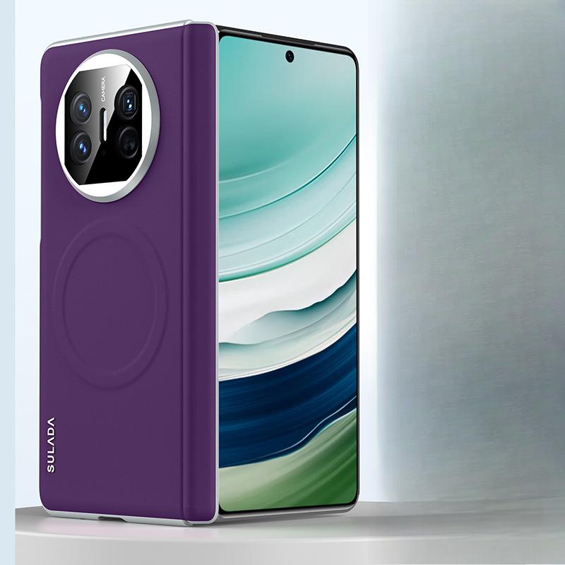 Suitable for Huawei MateX5 Mobile Phone Case Lens Full-inclusive Huawei Anti-fall X3 Magnetic Light Luxury Women's Hinge Men's Leather Case