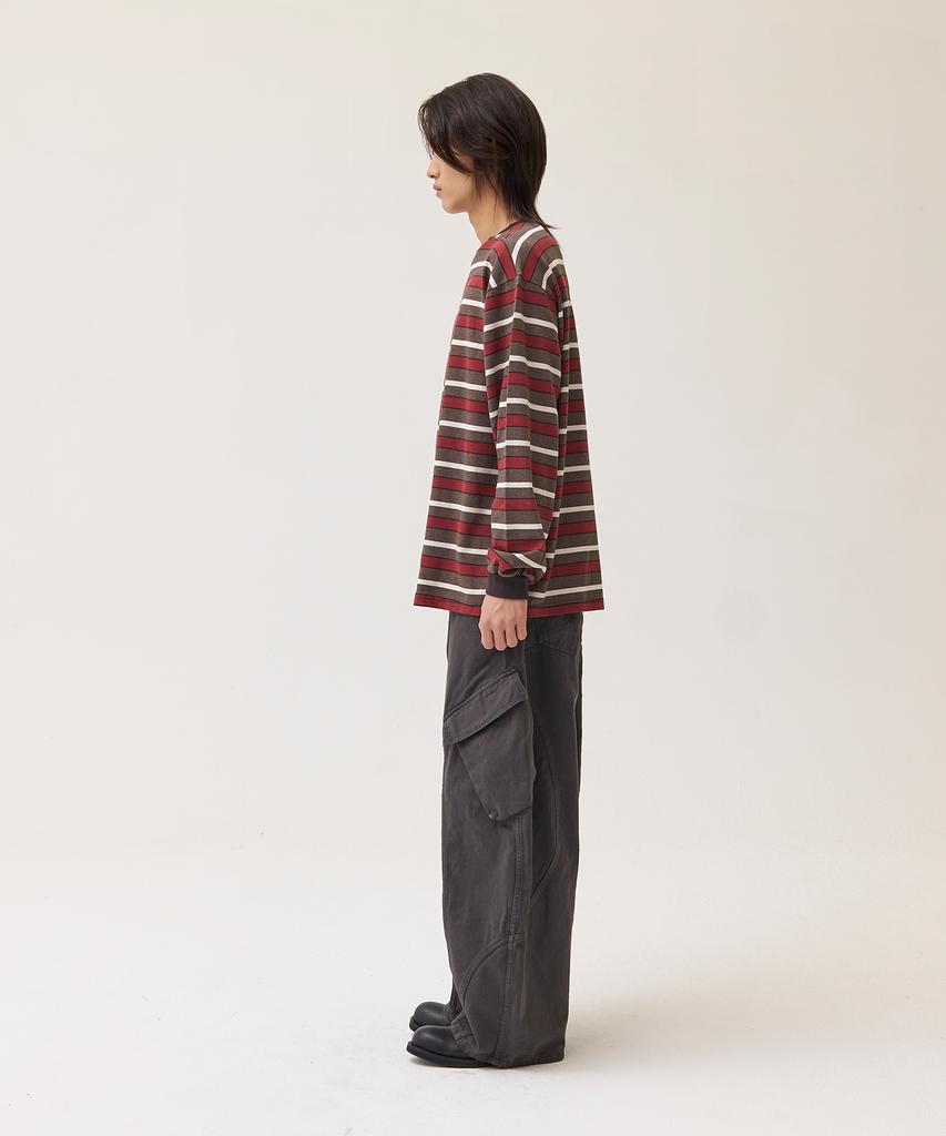 Akesi Washable Striped Long Sleeve_Brown