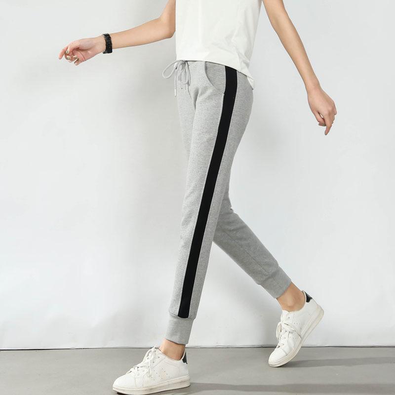 Women's Korean-Style Loose Harem Sweatpants, Lightweight and Casual, Perfect for Spring, Autumn, and Summer.