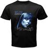 Vintage Joni Mitchell Niebieska Bawełniana Koszulka Unisex z Krótkim Rękawem Czarna Koszulka Unisex