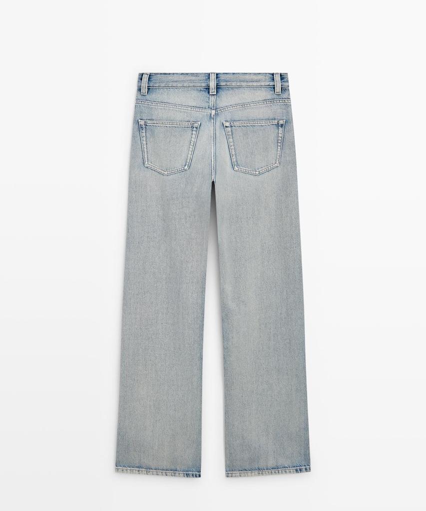 Masimodutti High-Waisted Wide-Leg Jeans
