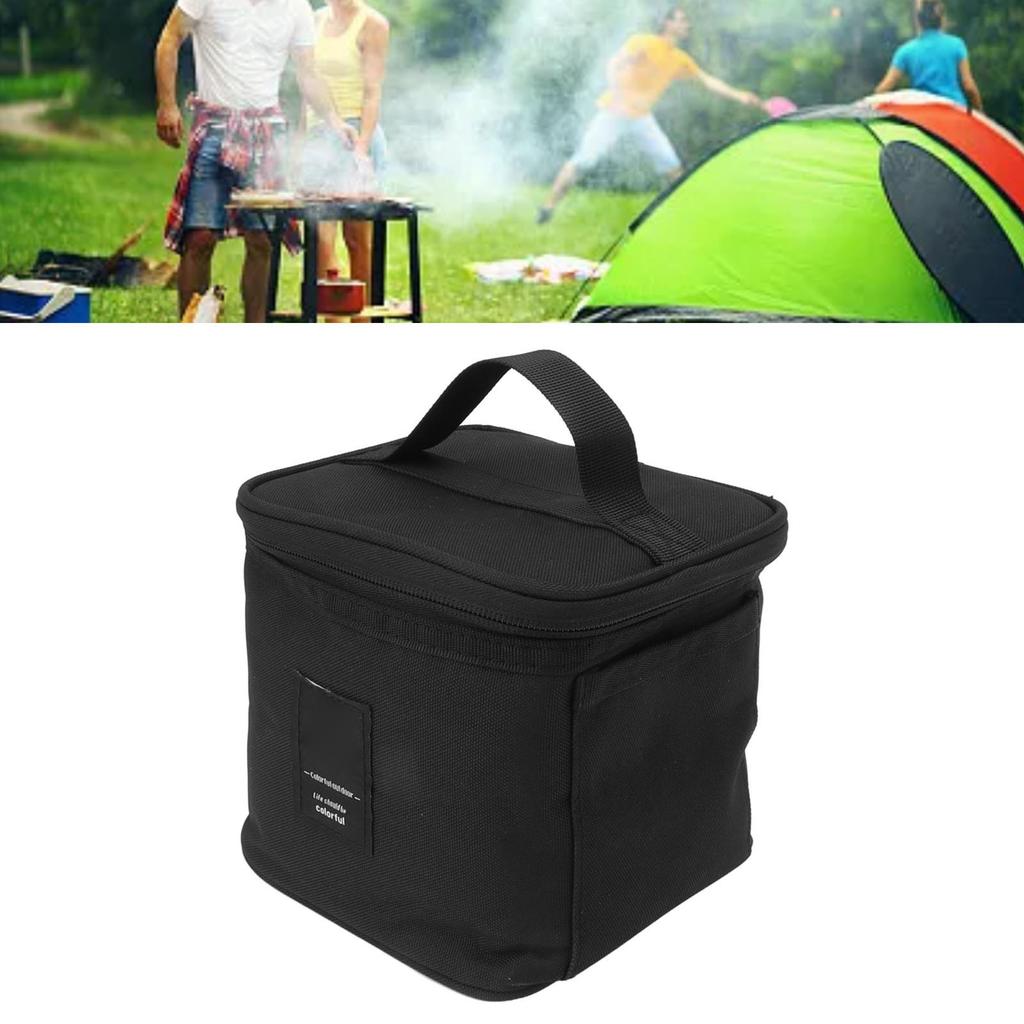 Torba do przenoszenia butelek z przyprawami z wyjmowaną przegrodą wewnętrzną, wykonana z tkaniny Oxford, przenośna torba na słoiki z przyprawami na grilla, piknik, kemping