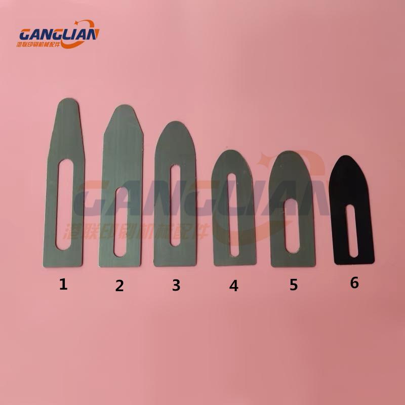 100 Pieces Printing Machine Sheet Separator Die Cutting Machine Heidelberg Roland Komori Printing Machine 4-43x15x0.1mm
