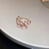 Drip Enamel Candy Color Leaf Open Ring