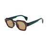 Rice Nail Square Frame Sunglasses Lightweight UV400 Sun Glasses Multicolor Lenses Eyewear  Outdoor