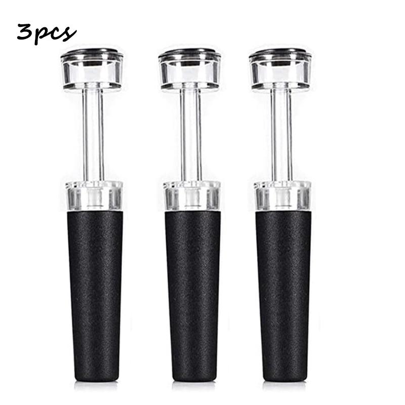 Silicone Bottle Stoppers with Built-in Vacuum Wine Saver Pump Food-safe Silicone Caps Vacuum Wine Stopper