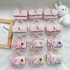 Stylish Kids Crossbody Bag With Bowknot Pearl Detail Charming Chic Design For Little Girls