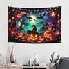 Halloween Witch Party Night Print Tapestry Room decoration Home Decoration Tapestry Decor Accessories Cute Room Decor