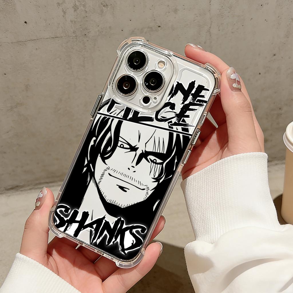 Anime Luffys Zoros Phone Case For iPhone 17 16e 16 15 14 13 12 11 Mini Air Pro Max X XR XSMax 7 8 Plus Anti Fall Clear