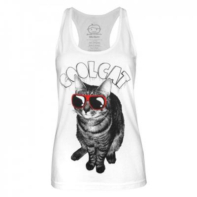 Goodie Two Sleeves Womens/Ladies Cool Cat Tank Top