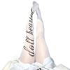 Streetwear Velvet Tights With English Print For Youths And Street Style Fashion