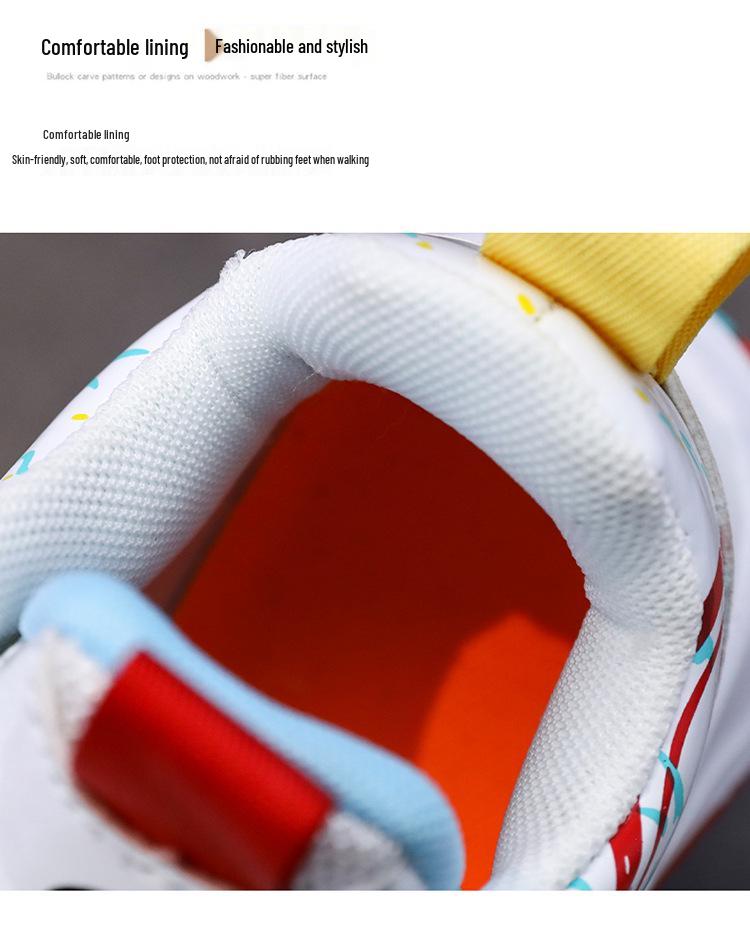 High-Top Breathable Basketball Shoes for Middle and Primary School Students - Non-Slip Mesh Children's Sneakers