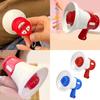 Musical Megaphone Toy Small Megaphone Speaker with Recording Microphone Musical Trumpet Bullfrog Toy Megaphone Keychain