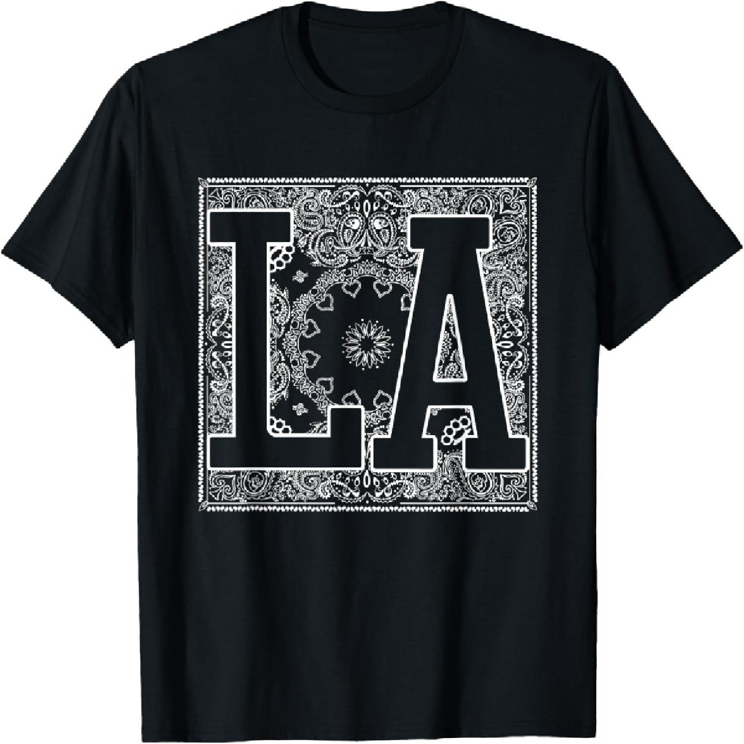 Футболка LA Bandana Город Лос-Анджелес Футболка S