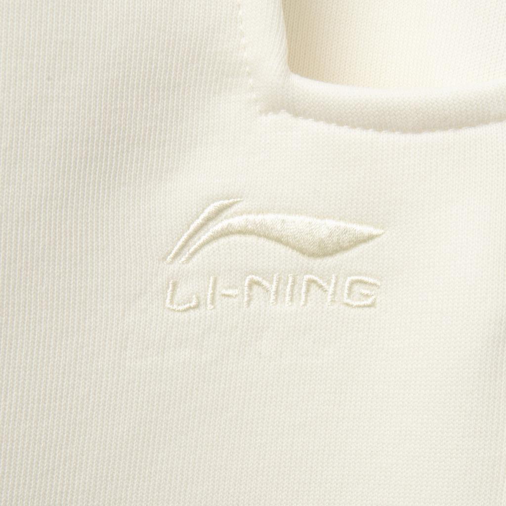 Li Ning Daily Prosperity Series Cny Zodiac Year Straight Leg Mid Rise Knitted Sports Pants Women pants Off-White AKLV108-3