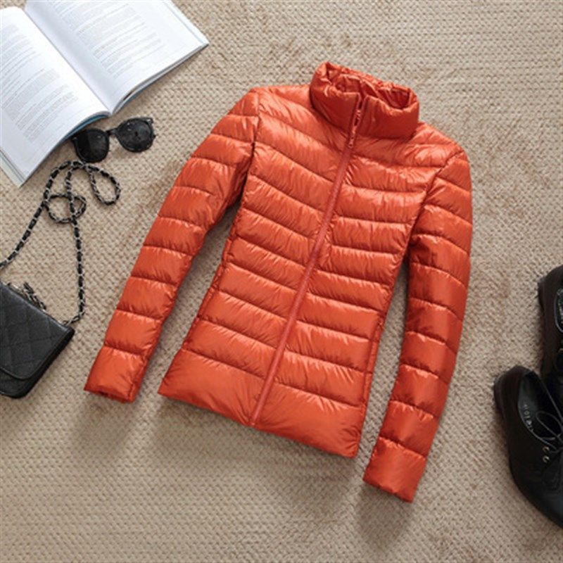90% Ultra-light Plus Size Thin Down Jacket Women 2020 Autumn