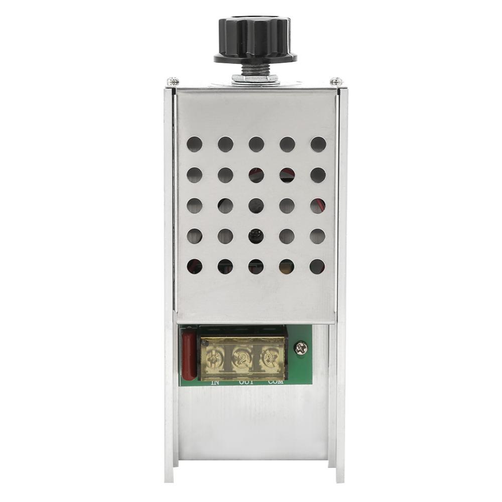 6000W SCR Electric Voltage Regulator AC 220V Voltage Controller Thermostat  Resistance Load