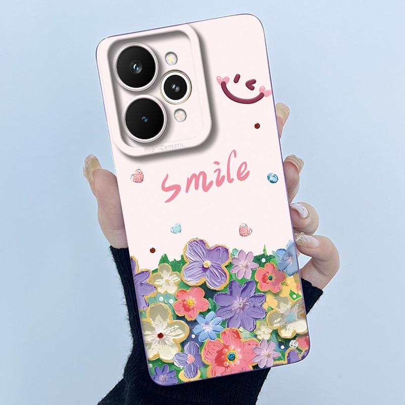 For Realme 15 Pro 5G Phone Case Cute Panda Girl Cats Liquid Silicone Soft Back Cover For Realme15 15Pro High Quality Phone Shell